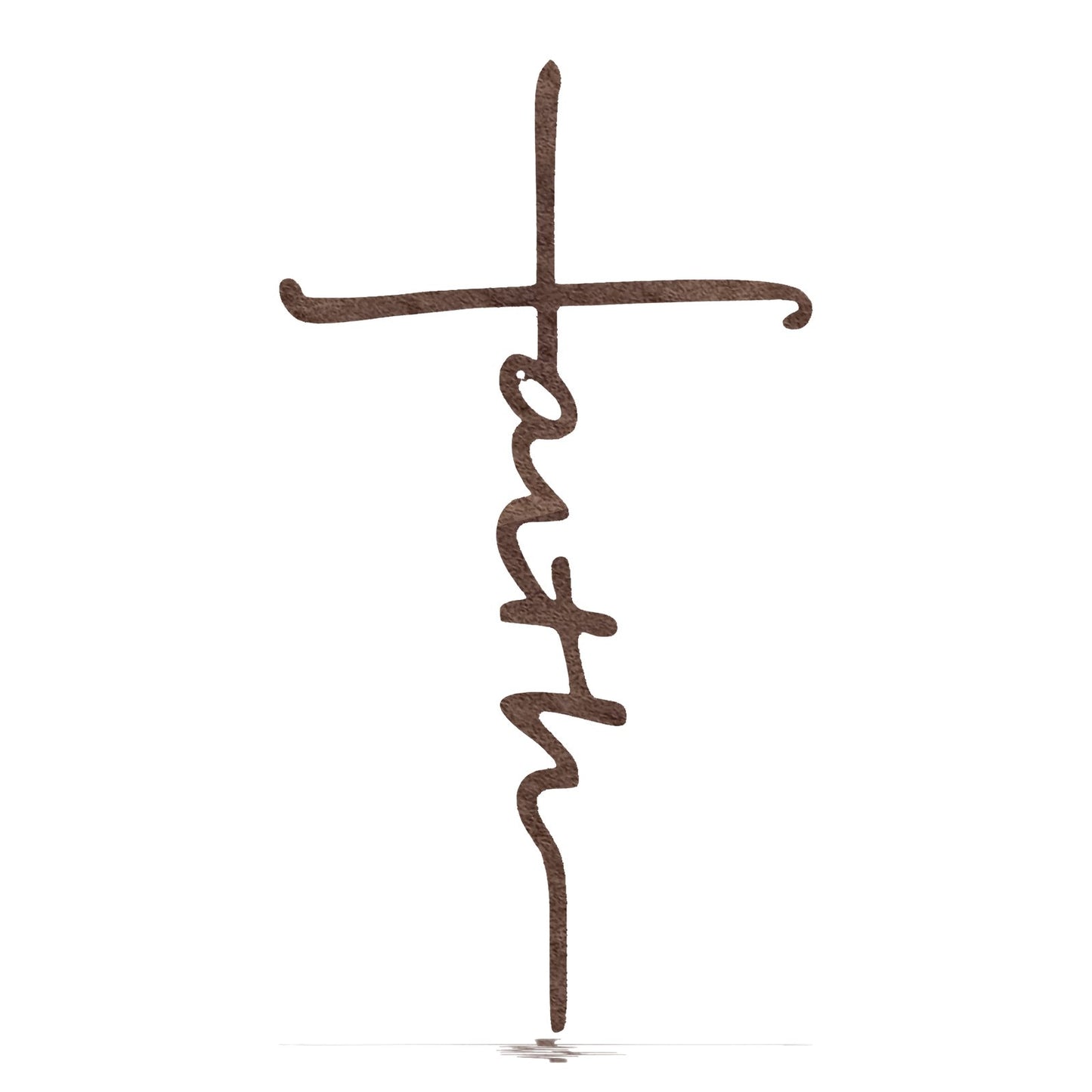Faith Cross - Metal Wall Art