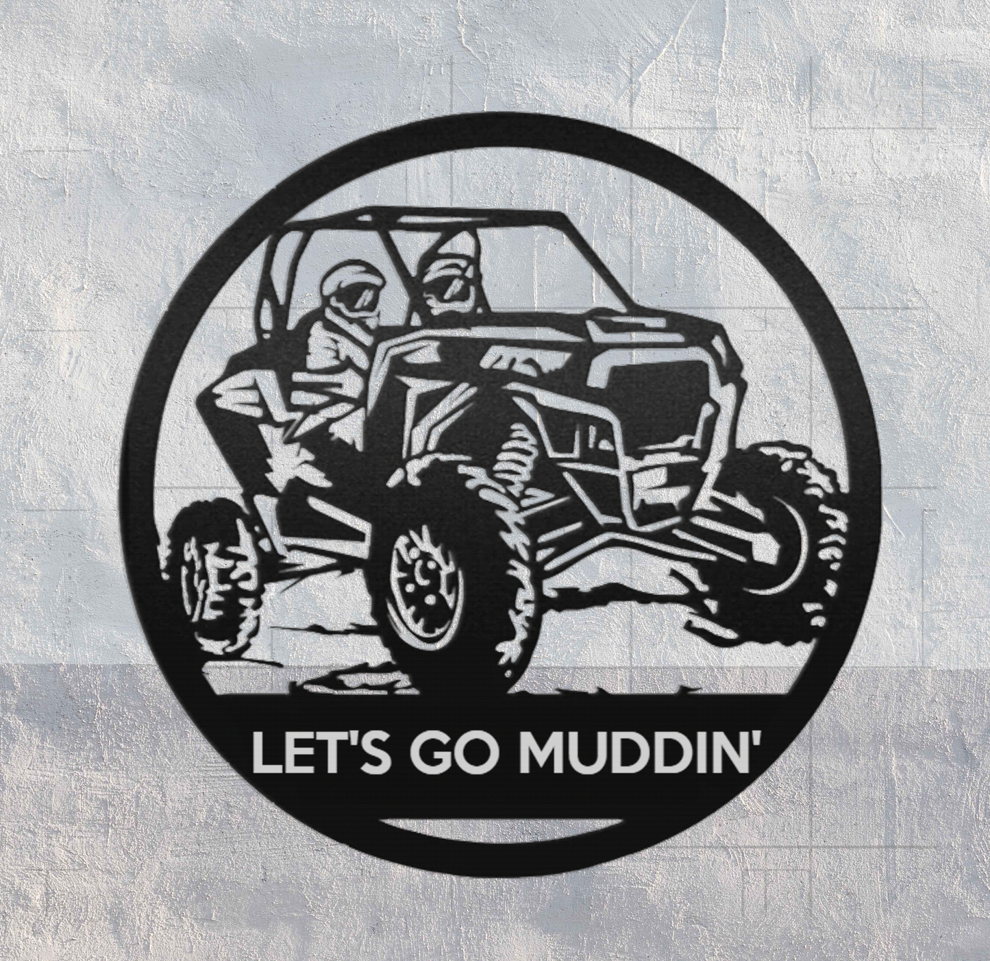 UTV Monogram - Metal Wall Art