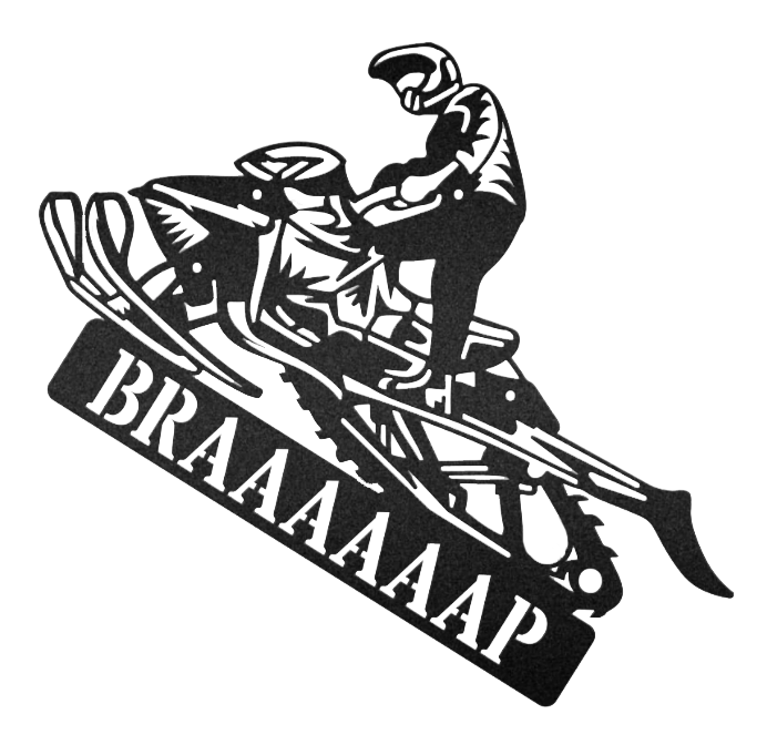 Snowmobile - Metal Wall Art