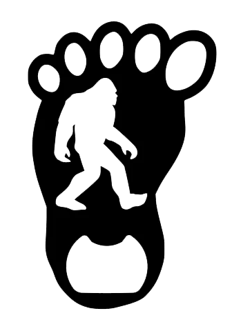 Bigfoot Bottle Opener - Metal Wall Art