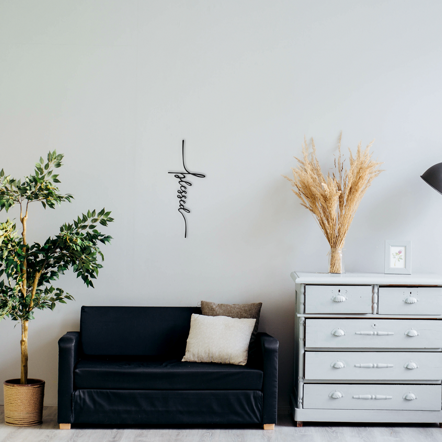 Blessed Cross - Metal Wall Art