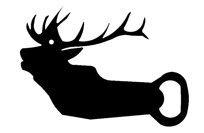 Deer Bottle Opener - Metal Wall Art