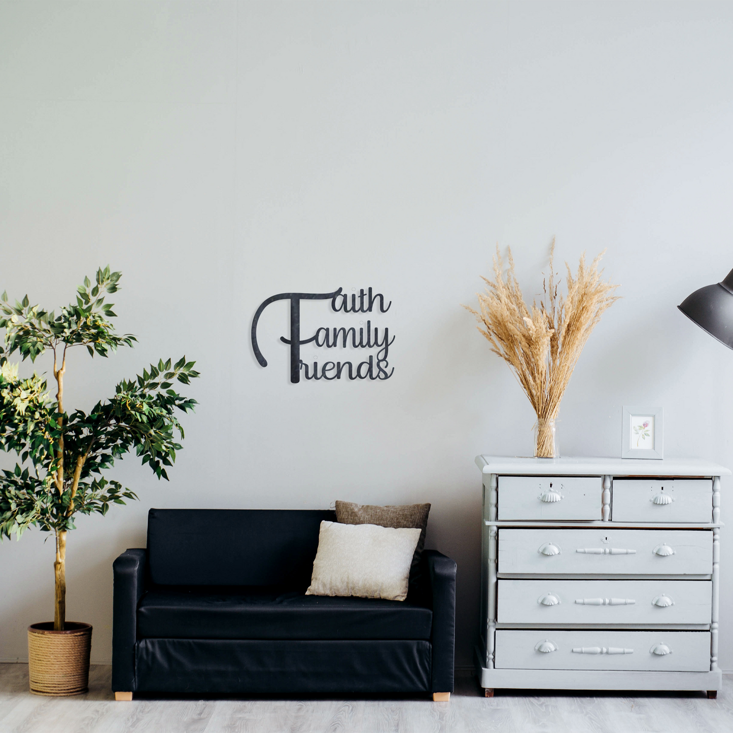 Faith Family Friends - Metal Wall Art