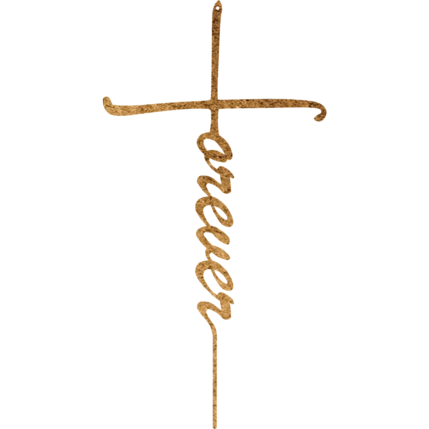 Forever Cross - Metal Wall Art