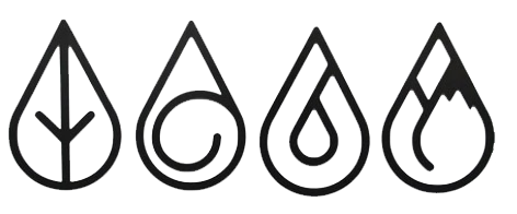 Four Elements Round - Metal Wall Art