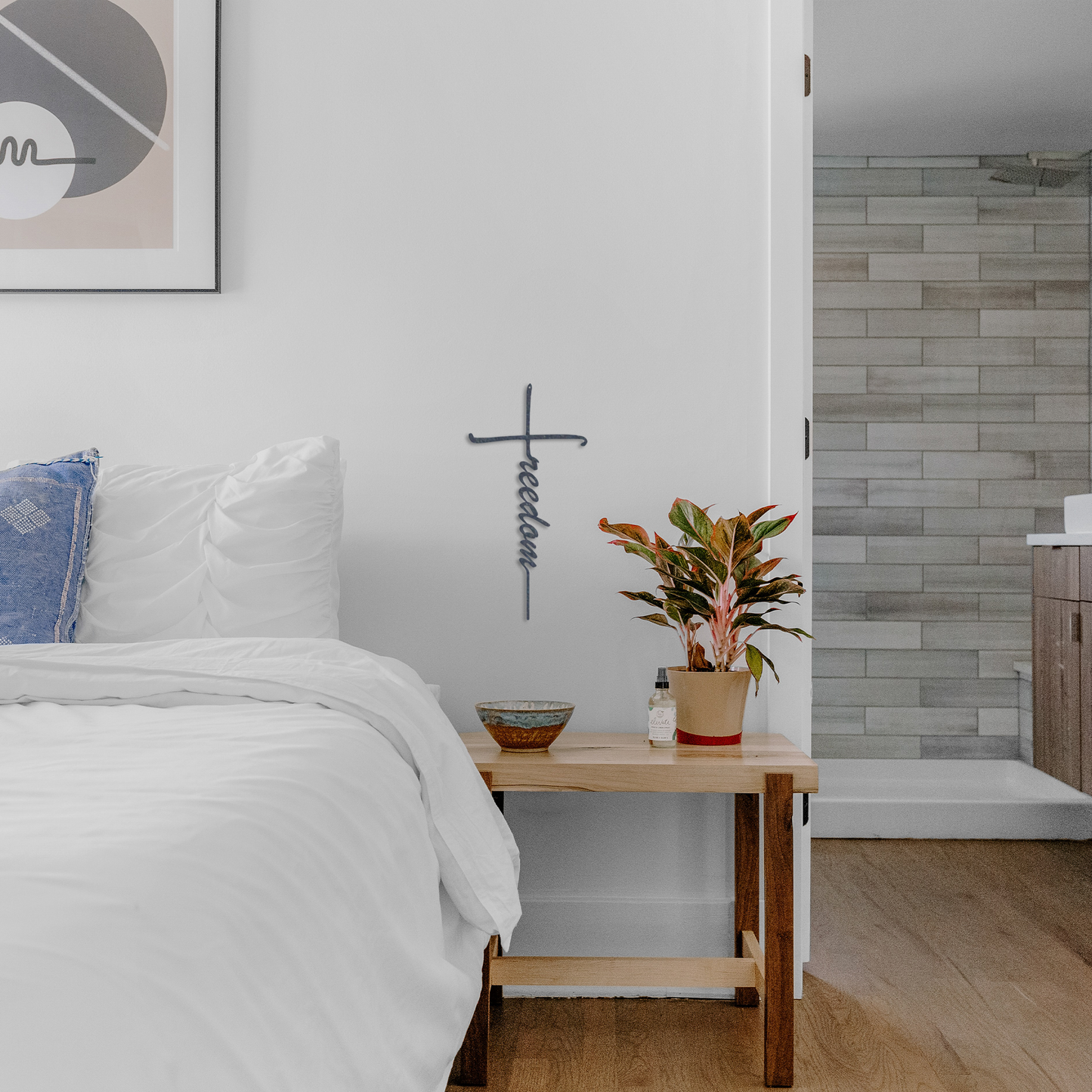 Freedom Cross - Metal Wall Art