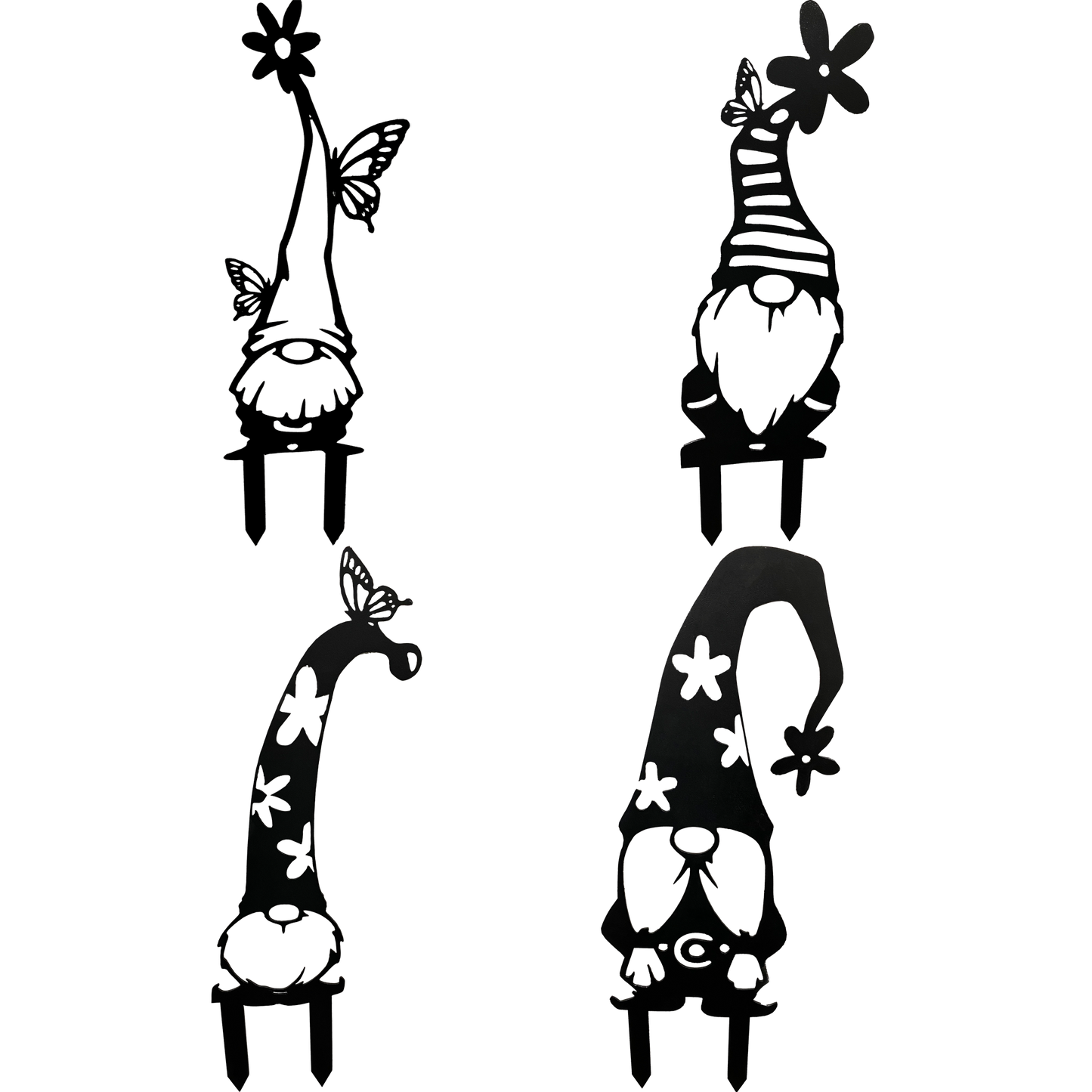 Garden Gnome #2 - Metal Wall Art