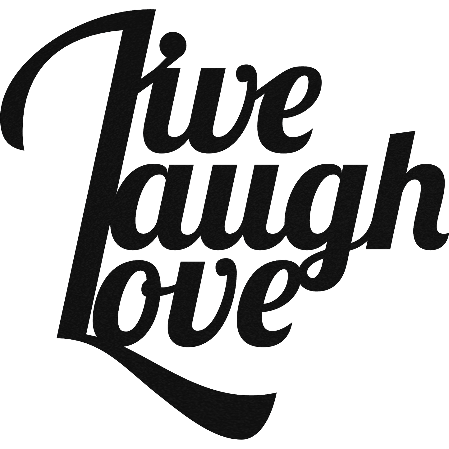 Live Laugh Love - Metal Wall Art - Badger Steel USA