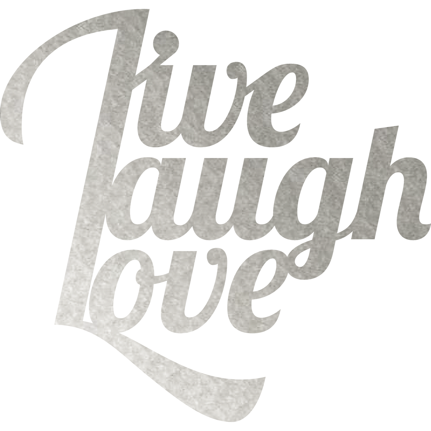 Live Laugh Love - Metal Wall Art