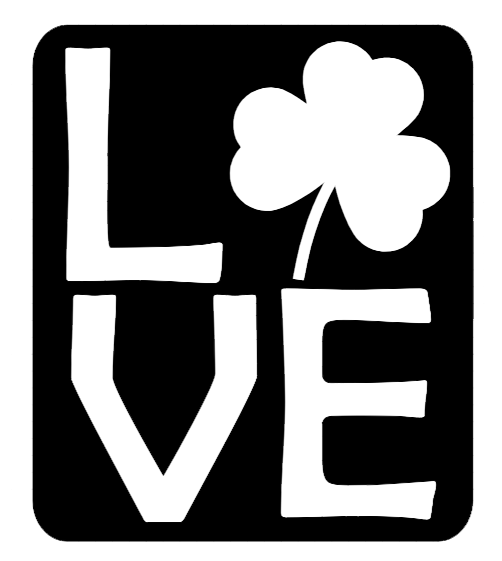 Love Clover - Metal Wall Art