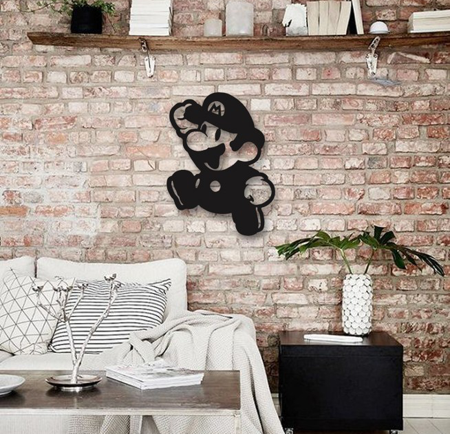 Mario - Metal Wall Art