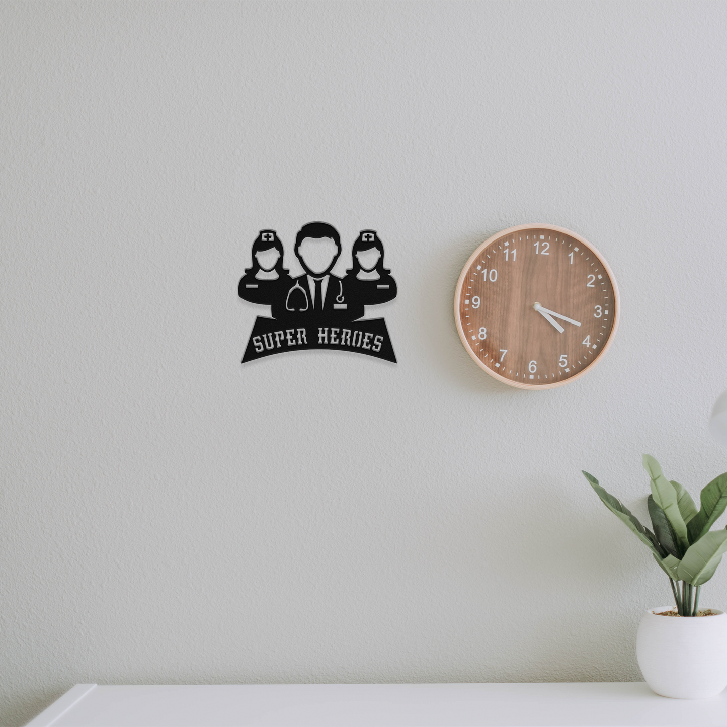 Medic Superheroes - Metal Wall Art