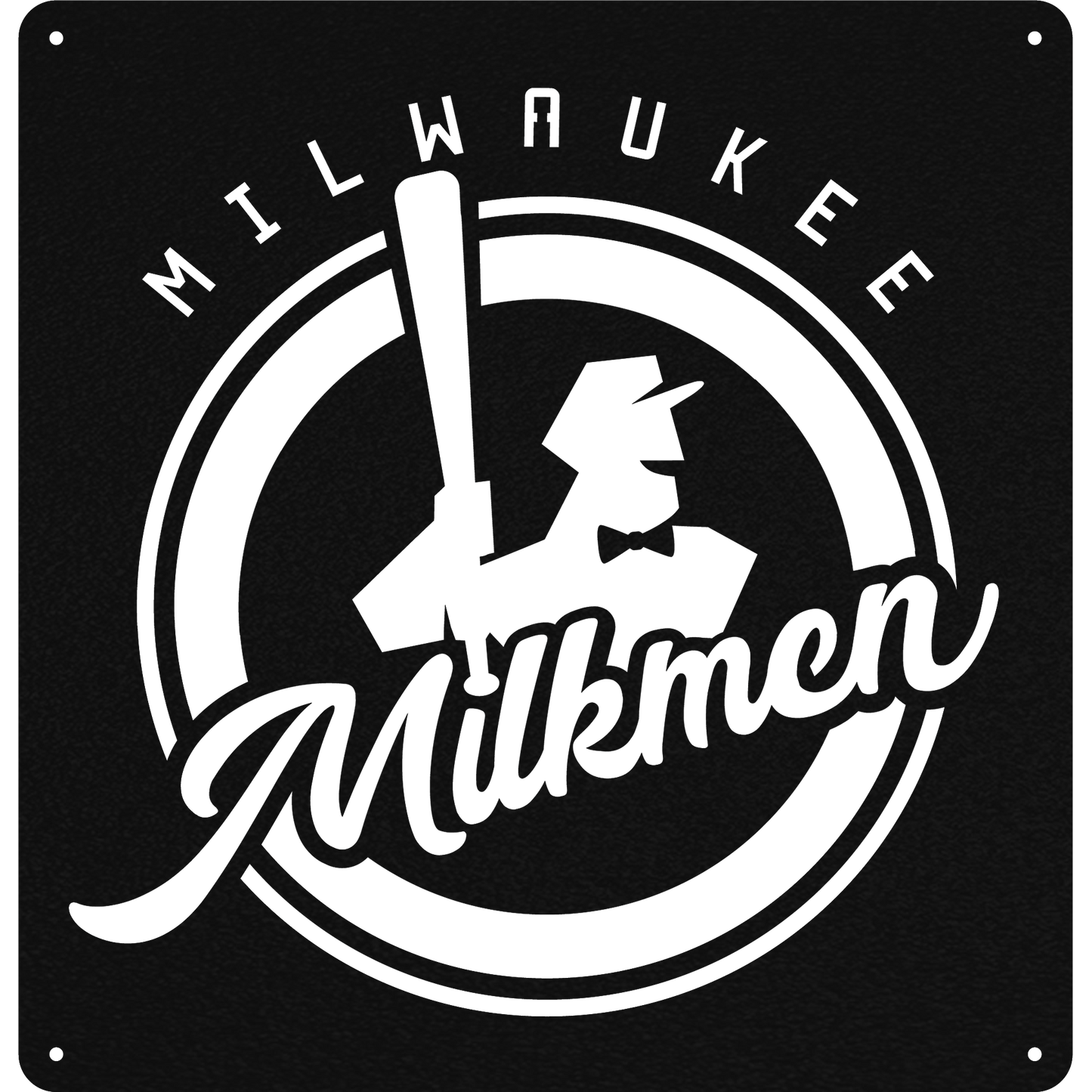 Milwaukee Milkmen - Metal Wall Art - Badger Steel USA
