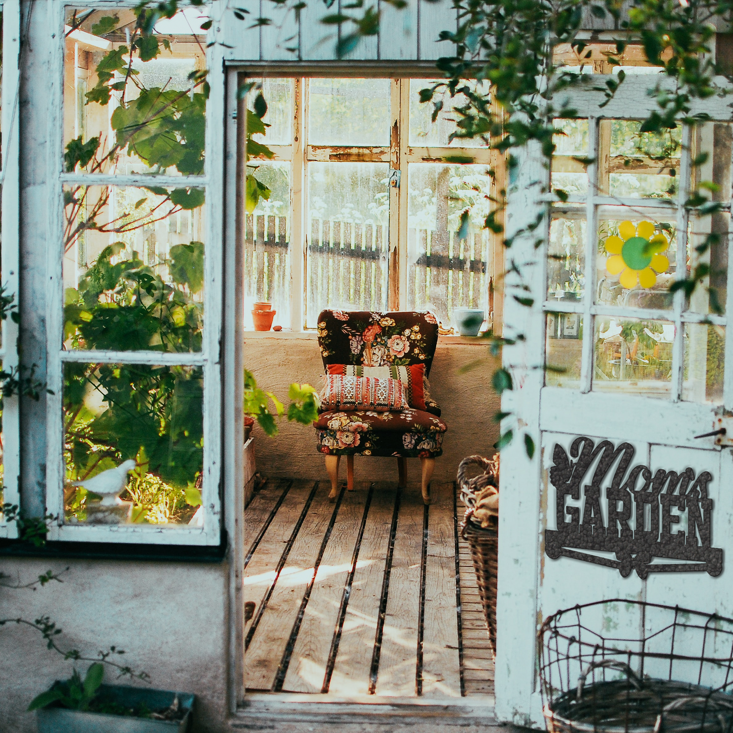 Mom's Garden - Metal Wall Art