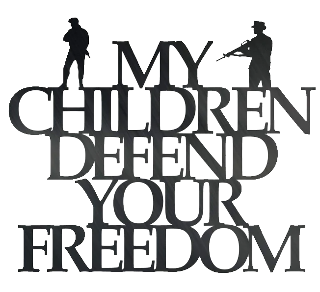 My Children Defend - Metal Wall Art