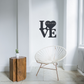 Love Heart Personalized - Metal Wall Art