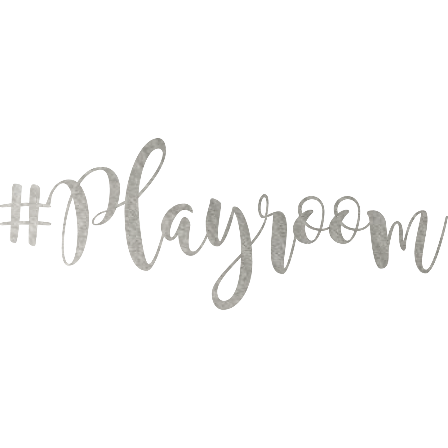 Play Room - Metal Wall Art Hammer Silver - Badger Steel USA