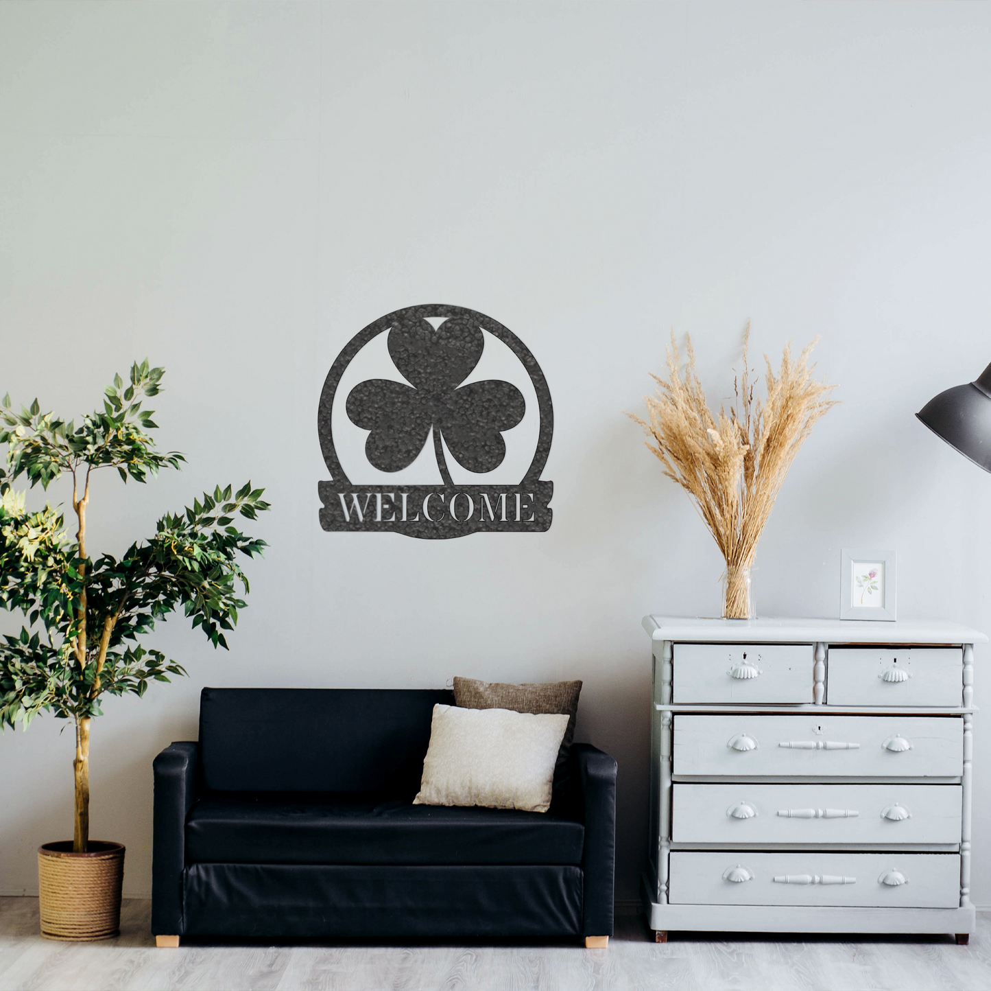 Saint Patty's Welcome Sign - Metal Wall Art