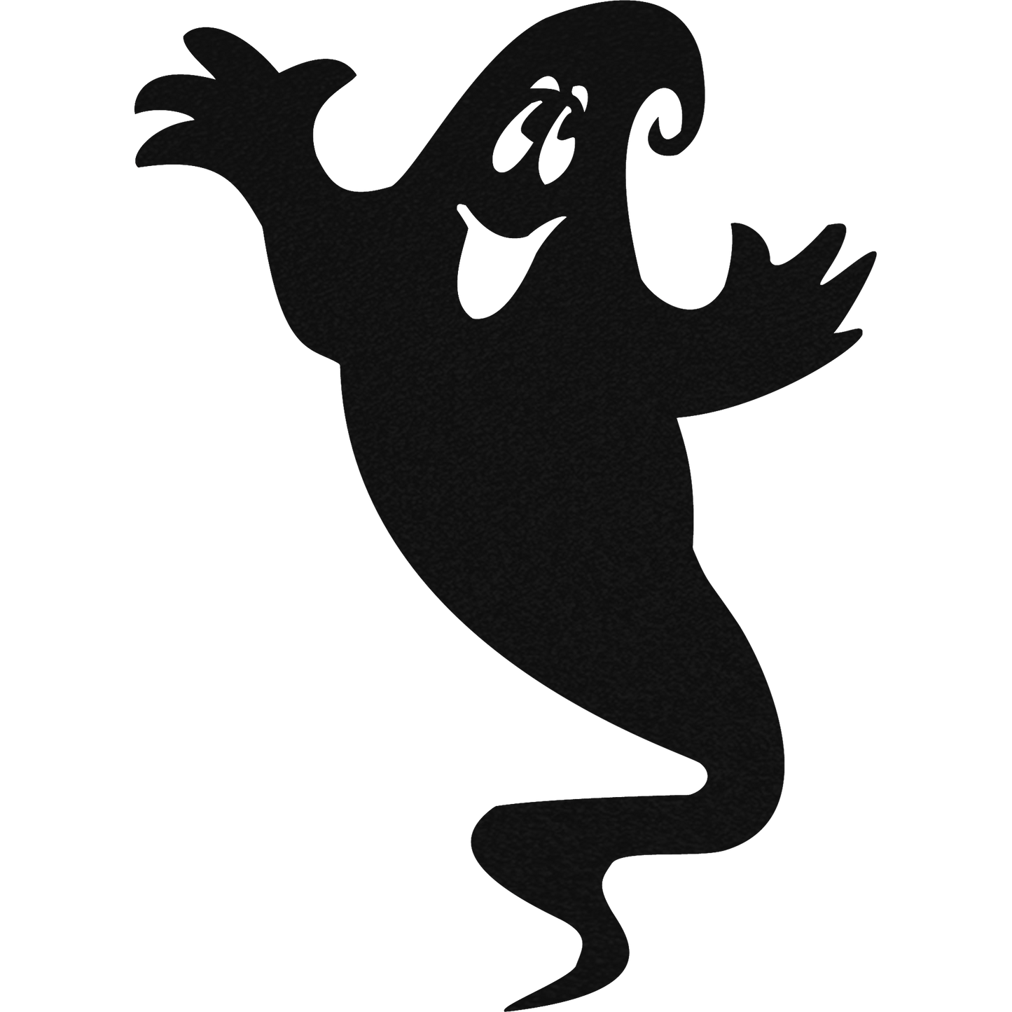 Happy Ghost - Metal Wall Art - Badger Steel Usa