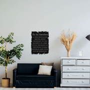 2nd Amendment - Metal Wall Art Above A Couch - Badger Steel USA
