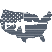 AR 15 Flag - Metal Wall Art