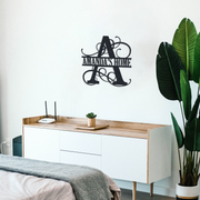 Alphabet Split Wall Decor - Metal Wall Art