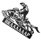 Snowmobile - Metal Wall Art