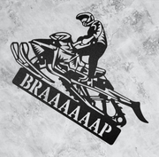 Snowmobile - Metal Wall Art