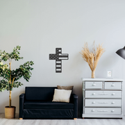 Flag Cross - Metal Wall Art