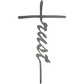 Trust Cross - Metal Wall Art