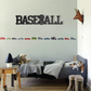 Baseball Word - Metal Wall Art