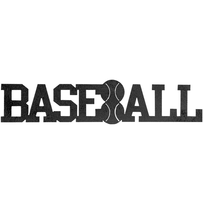 Baseball Word - Metal Wall Art