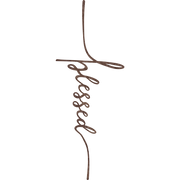 Blessed Cross - Metal Wall Art