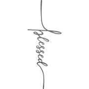 Blessed Cross - Metal Wall Art