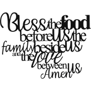 Bless The Food - Metal Wall Art - Badger Steel USA