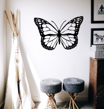 Monarch Butterfly - Metal Wall Art