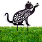 Cat Garden Stake - Metal Wall Art