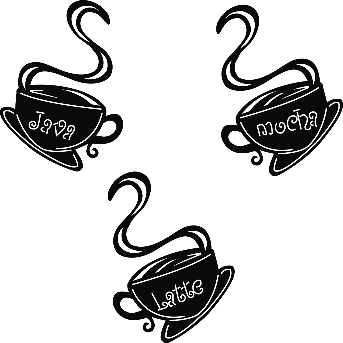 Java Mug Drawing Java Mug - Metal Wall Art β Badger Steel USA. WI LLC
