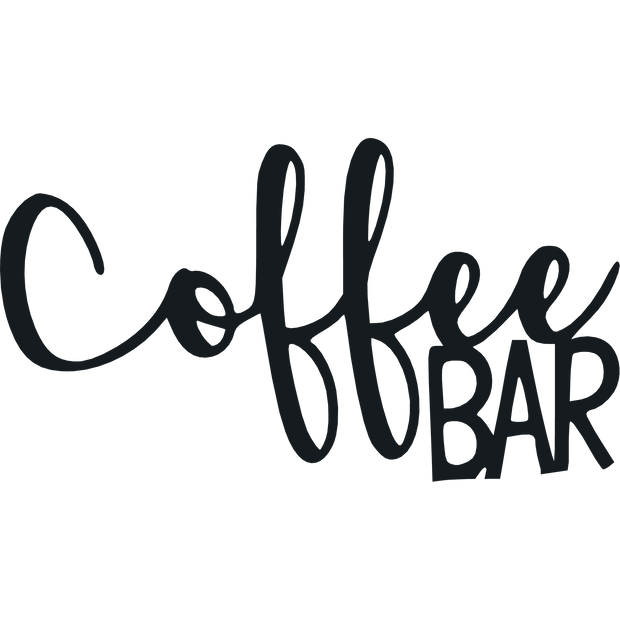 Coffee Bar - Metal Wall Art - Badger Steel USA