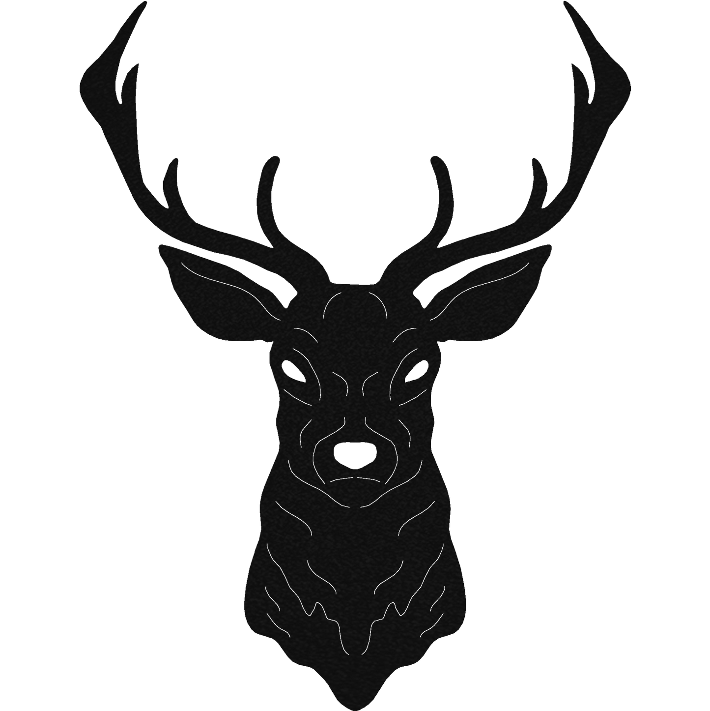 Deer Mount - Metal Wall Sign - Badger Steel USA