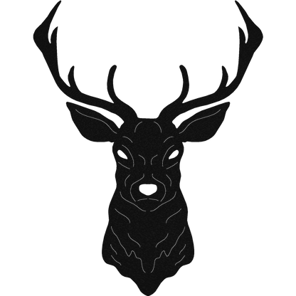 Deer Mount - Metal Wall Sign - Badger Steel USA