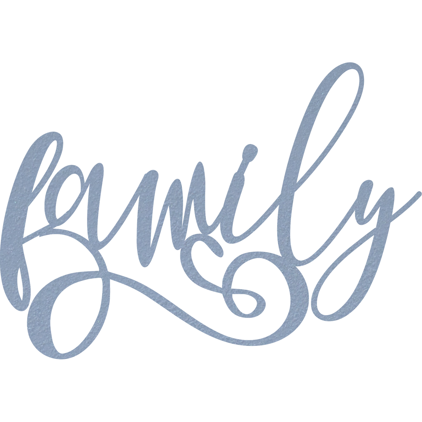 Family Cursive- Metal Wall Art