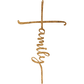Family Cross Metal Wall Art