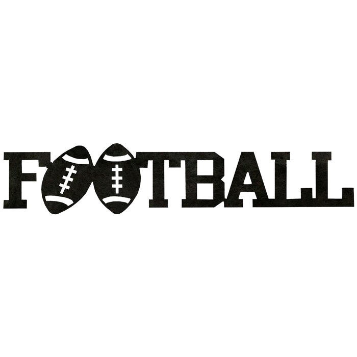 Football Word - Metal Wall Art