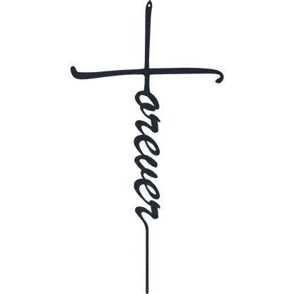 Forever Cross - Metal Wall Art