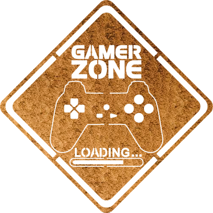 Gamer Zone - Metal Wall Art Hammer Copper - Badger Steel USA