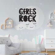 Girls Rock - Metal Wall Art