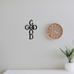 God Is Good Metal Wall Art