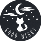 Good Night Cat - Metal Wall Art