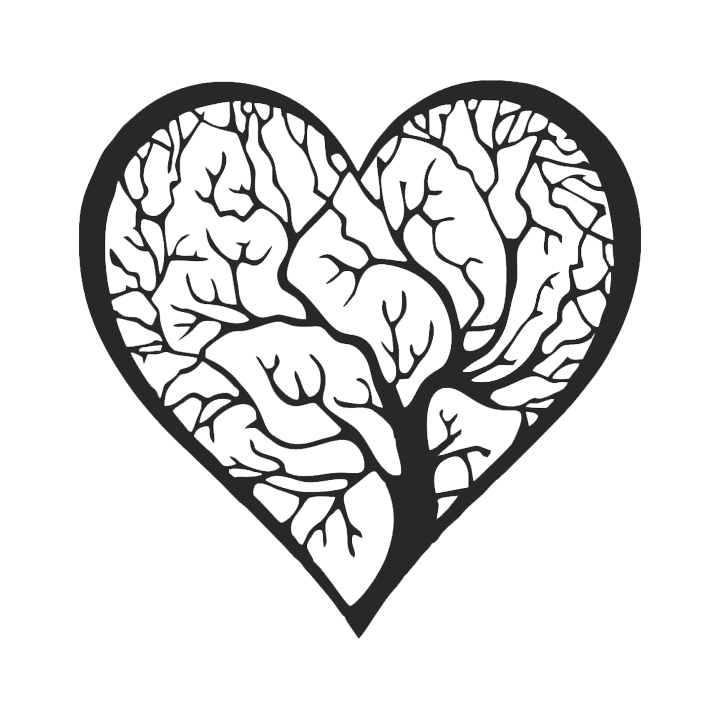 Heart Tree of Life - Metal Wall Art